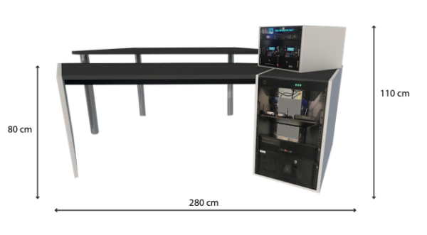 DM Desk Tech One - Desk Size